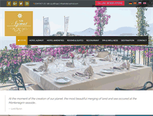 Tablet Screenshot of hotel-azimut.com